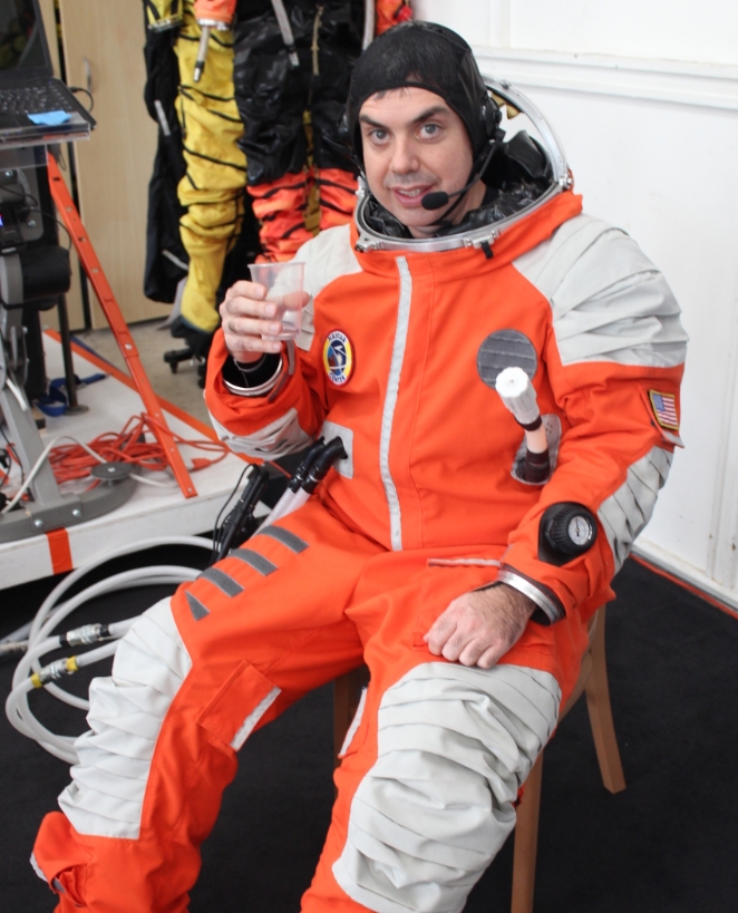 Space suit training