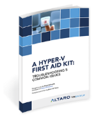 Book Cover: A Hyper-V First Aid Kit: Troubleshooting 5 Common Issues