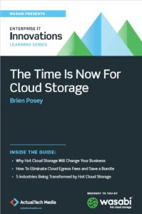 Book Cover: The Time is Now for Cloud Storage